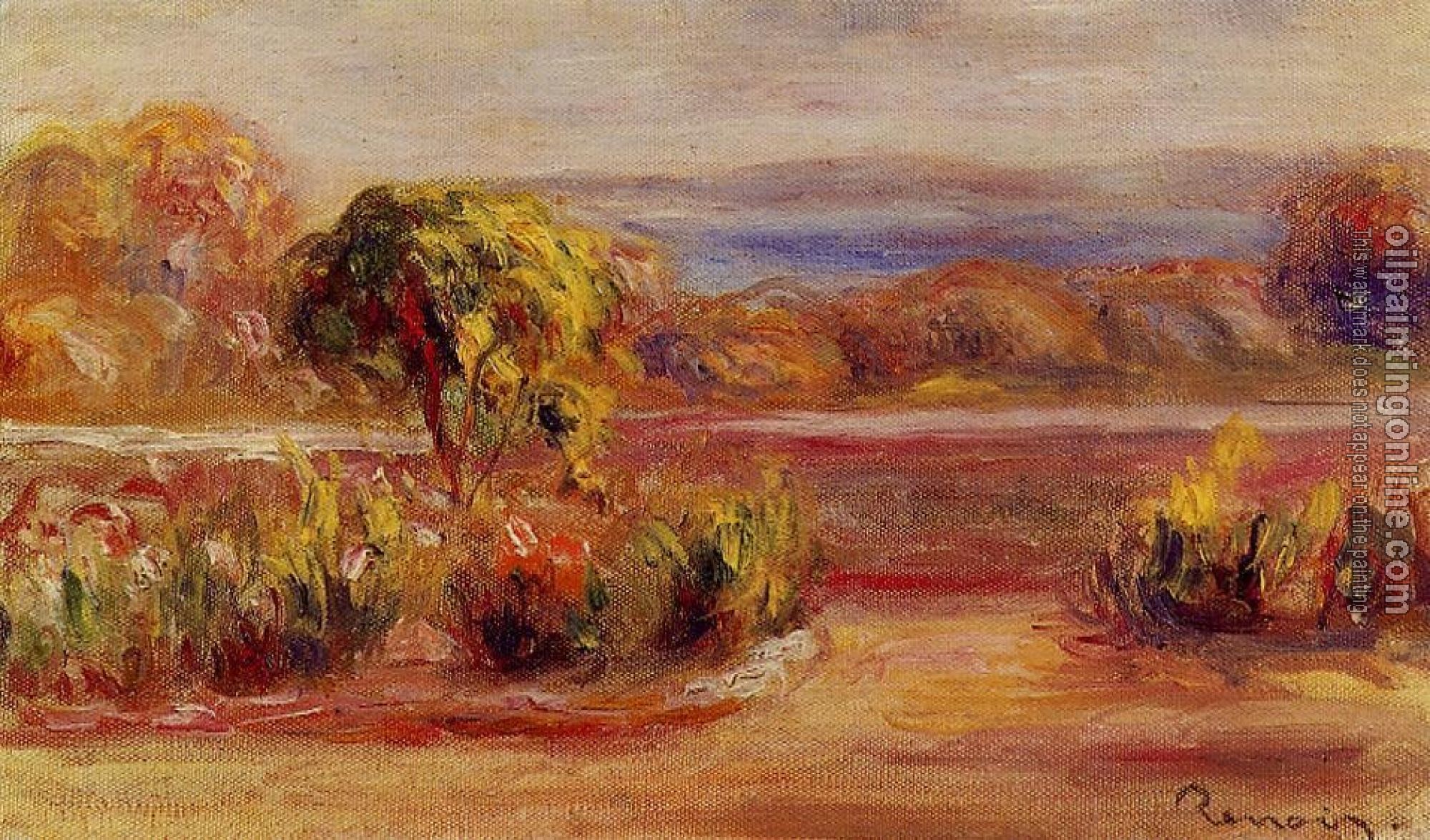 Renoir, Pierre Auguste - Midday Landscape